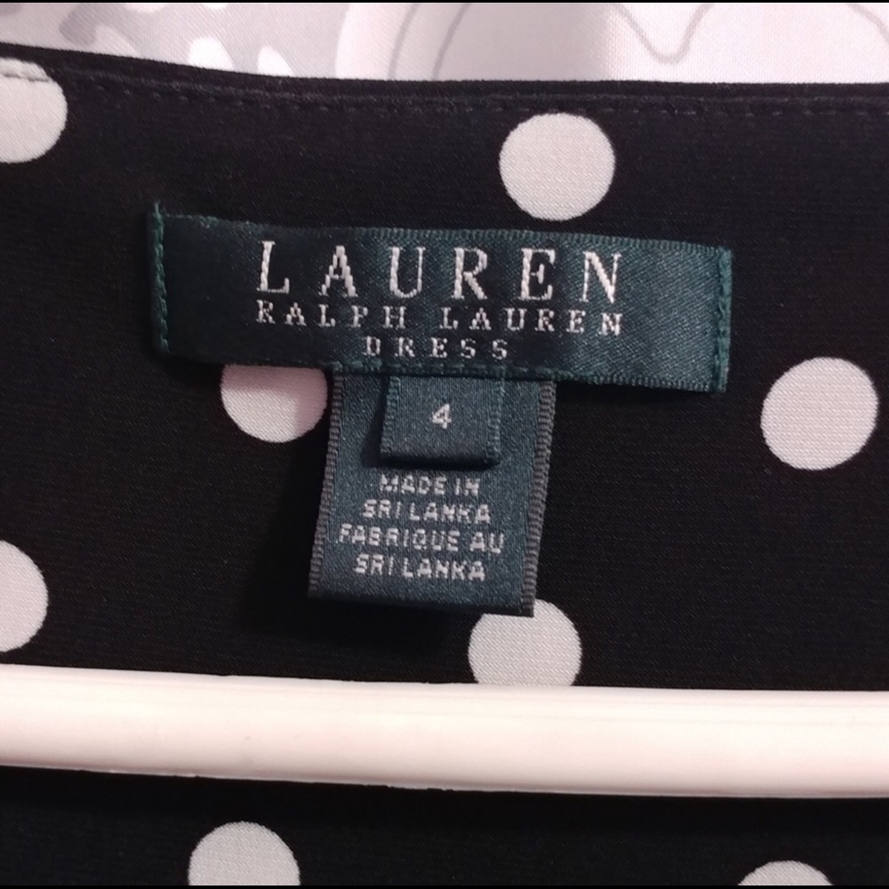 Ralph Lauren Polkadot ALine Dress size 4 - Picture 3 of 5